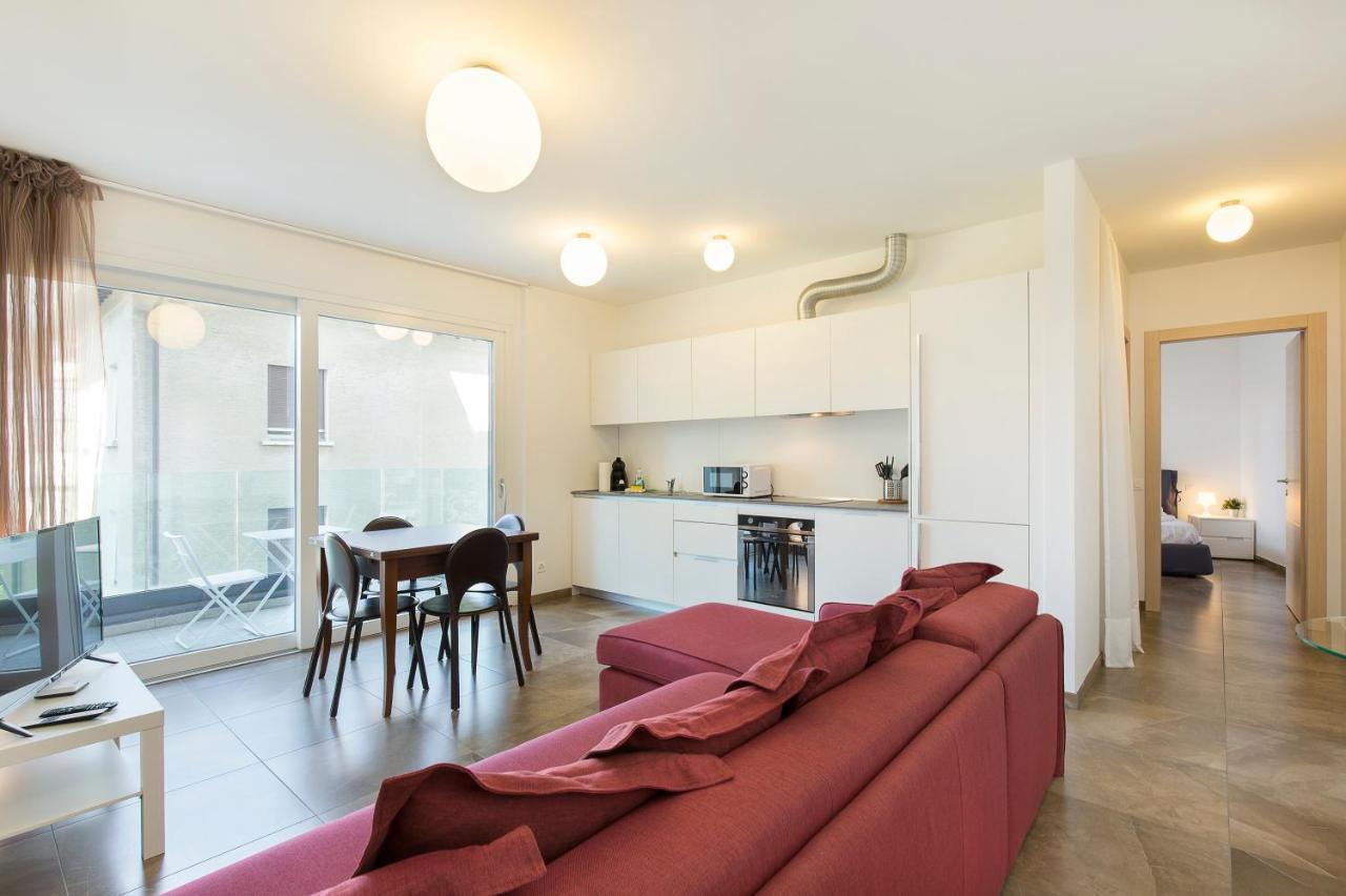 Roggia Apartments By Quokka 360 - Central Flats With Parking Space Лугано Екстериор снимка