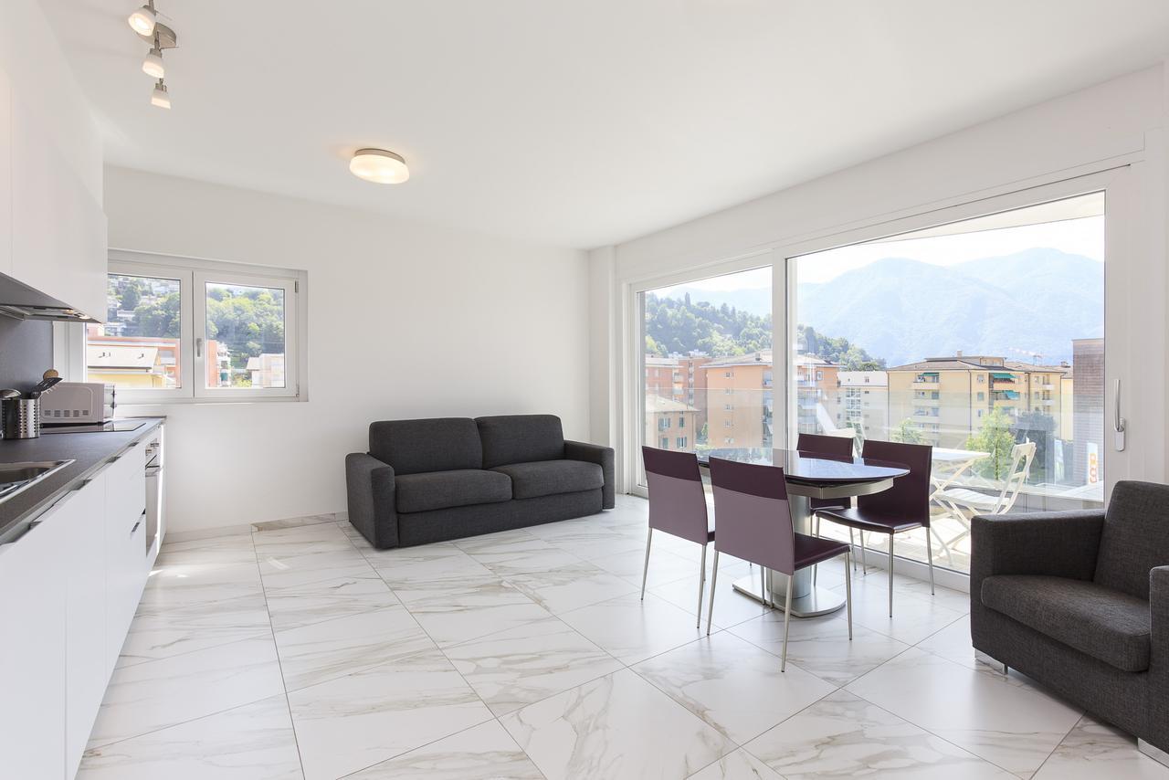 Roggia Apartments By Quokka 360 - Central Flats With Parking Space Лугано Екстериор снимка